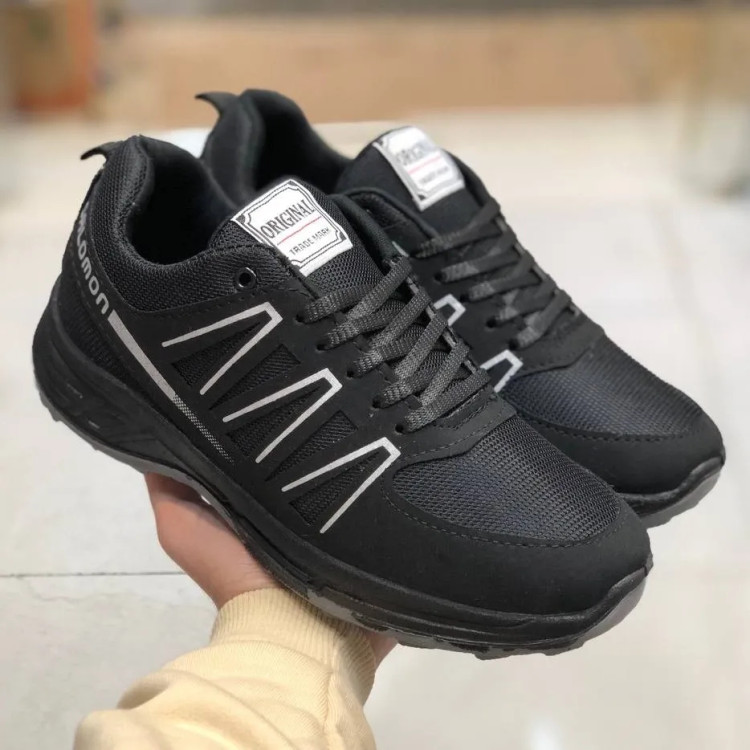 کتونی اسپرت مشکی مردانه و زنانه، کفش پیاده روی و روزمره مقاوم