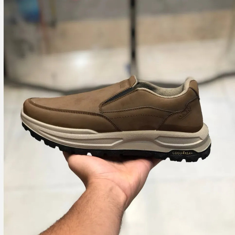 کفش مردانه چرم طبی بیبند مدل صبا راحت و شیک روزمره