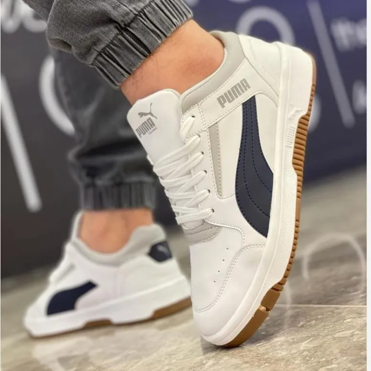 کفش اسپرت پوما کلاسیک سفید مردانه کد 1020