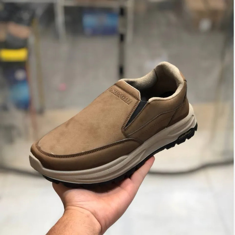 کفش مردانه چرم طبی بیبند مدل صبا راحت و شیک روزمره