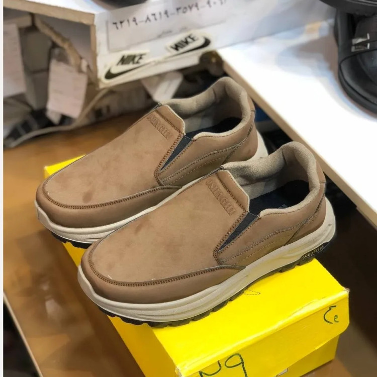 کفش مردانه چرم طبی بیبند مدل صبا راحت و شیک روزمره