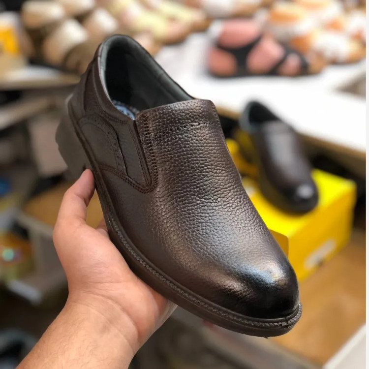 کفش مردانه چرم طبیعی شیک و راحت مدل لوفر اداری روزمره