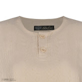 تونیک زنانه کرم رنگ یقه گرد دکمه دار طرح دار مجلسی و روزمره