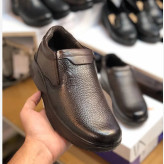 کفش مردانه تمام چرم طبیعی کد 1022 - اداری و مجلسی - زیره پیو تزریقی - طبی و راحت