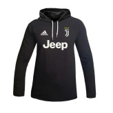 تیشرت آستین بلند کلاه دار مردانه طرح یوونتوس Jeep Adidas