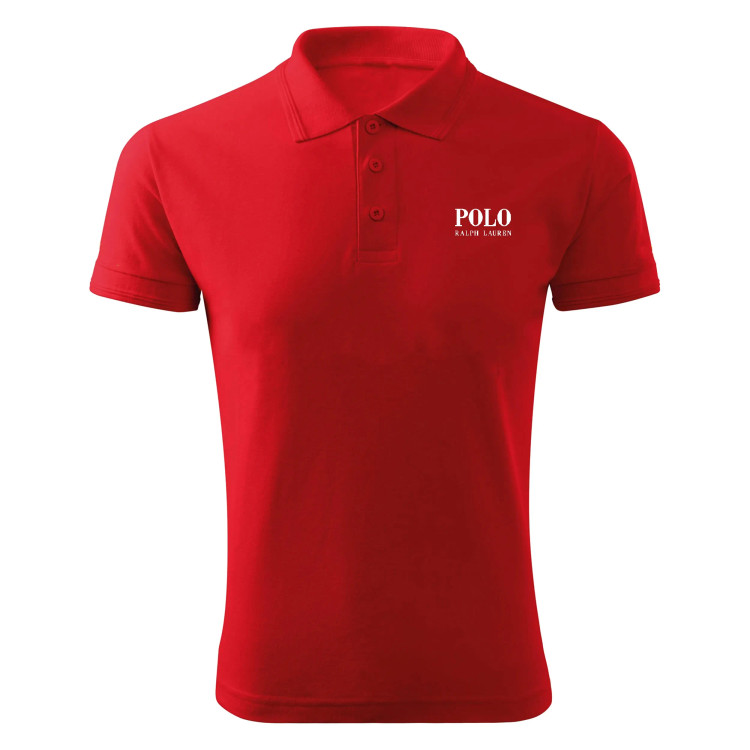 پولوشرت مردانه آستین کوتاه یقه دکمه دار طرح Polo Ralph Lauren