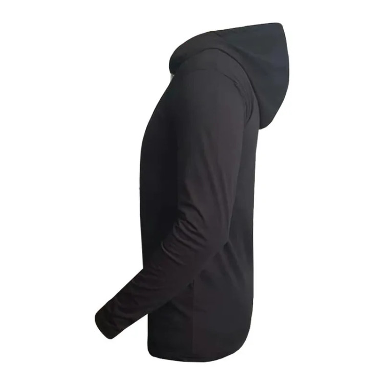 تیشرت آستین بلند کلاه دار مردانه طرح یوونتوس Jeep Adidas