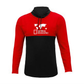 تیشرت آستین بلند مردانه یقه ایستاده طرح نشنال جئوگرافیک دو رنگ جودون ترک