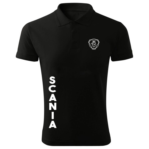پولوشرت مردانه آستین کوتاه طرح اسکانیا مدل یقه دکمه دار شیک و اسپرت