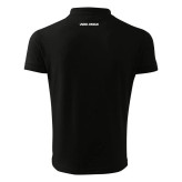 پولوشرت مردانه مشکی آستین کوتاه یقه دکمه دار طرح Under Armour