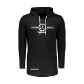 تیشرت کلاه دار مردانه طرح مرسدس بنز AMG در سه رنگ مشکی، زرد و سفید