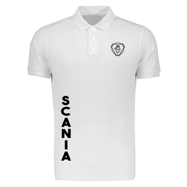 پولوشرت مردانه آستین کوتاه طرح اسکانیا مدل یقه دکمه دار شیک و اسپرت