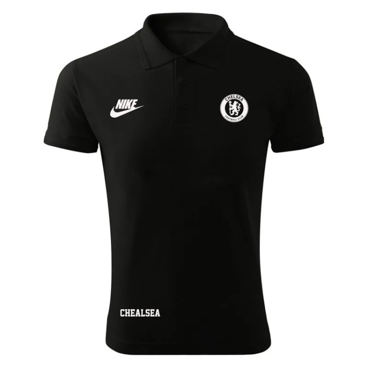 پولوشرت مشکی آستین کوتاه مردانه نایک مدل چلسی