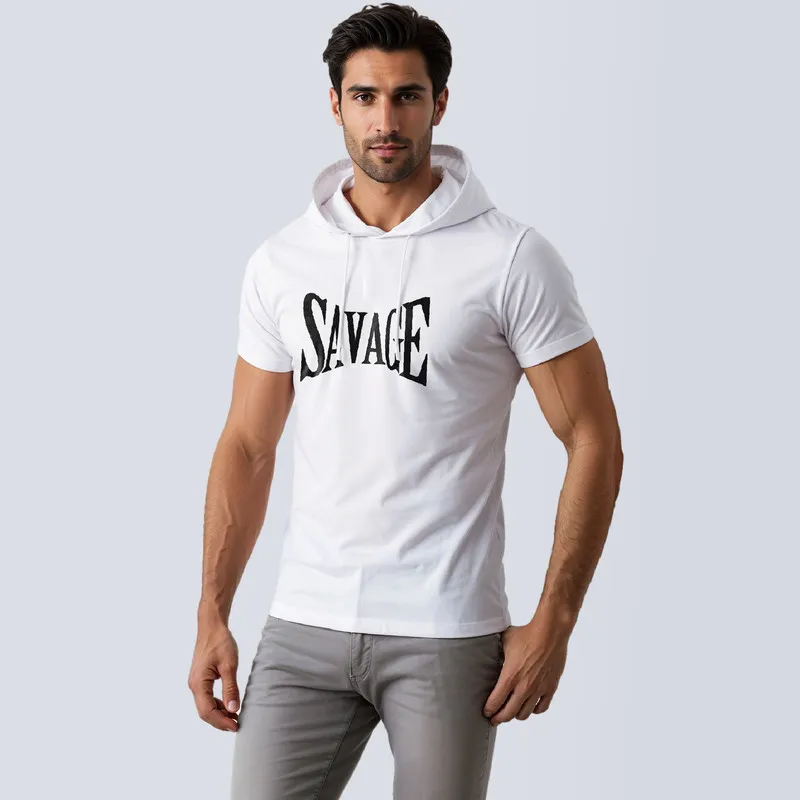 تی شرت کلاه دار مردانه مدل 14030703a