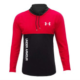 تیشرت آستین بلند مردانه یقه ایستاده طرح دو رنگ جودون شیک اندامی