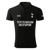 پولوشرت مشکی آستین کوتاه مردانه طرح تاتنهام هاتسپر کد 1002