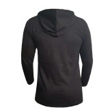 تیشرت آستین بلند کلاه دار مردانه طرح آدیداس مدل 2023