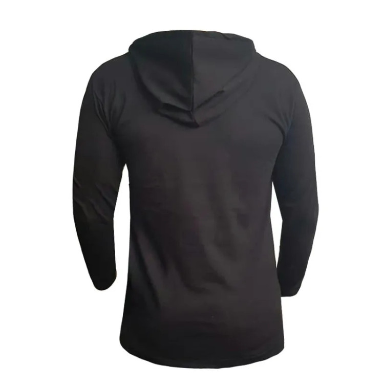 تیشرت آستین بلند کلاه دار مردانه طرح آدیداس مدل 2023