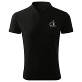 پولوشرت مردانه آستین کوتاه جودون طرح دار مشکی