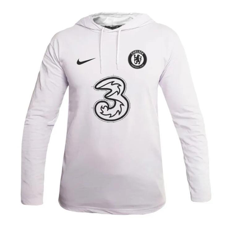 تیشرت لانگ کلاه دار طرح چلسی آستین بلند مردانه زنانه