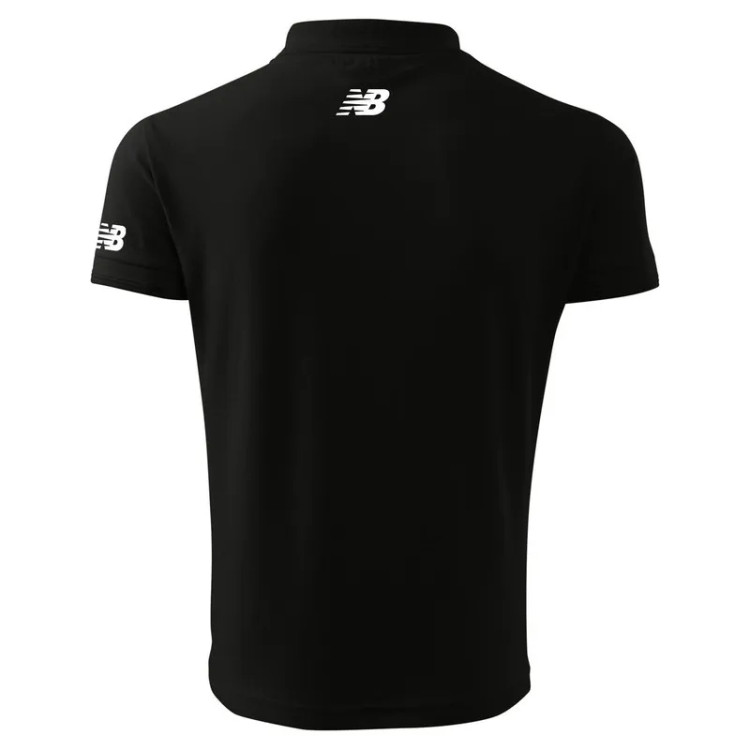 پولوشرت مردانه مشکی طرح لیورپول آستین کوتاه جنس جودون