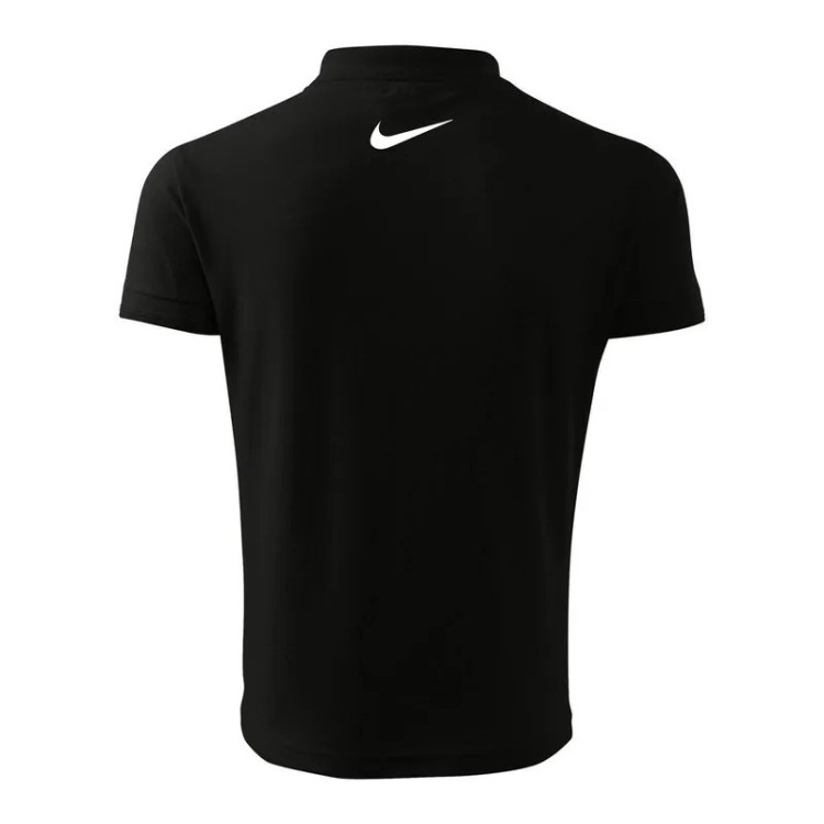 پولوشرت مردانه نایک مشکی آستین کوتاه طرح Just Do It