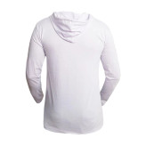 تیشرت آستین بلند کلاهدار طرح رئال مادرید | مشکی و سفید | سایزبندی کامل