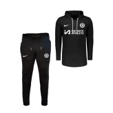 ست تی شرت و شلوار ورزشی مردانه کلاهدار نخی مدل چلسی کد 8787