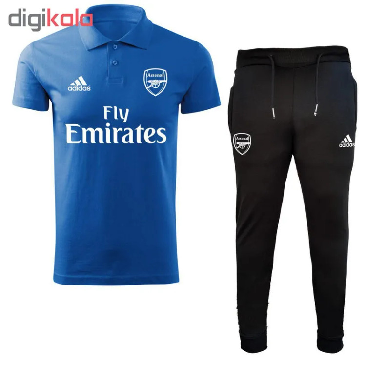 ست تیشرت و شلوار ورزشی مردانه طرح آرسنال | جنس پلی استر و نخ | ساخت ایران
