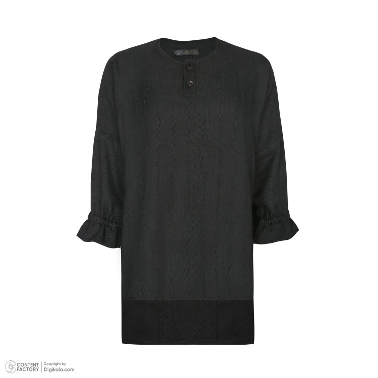 تونیک زنانه مشکی مجلسی و روزمره، شیک و راحت، مناسب محل کار و مهمانی