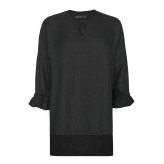 تونیک زنانه مشکی مجلسی و روزمره، شیک و راحت، مناسب محل کار و مهمانی