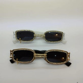 عینک آفتابی پرسینگ نگین دار برند جنتل مانستر زنانه و مردانه UV400