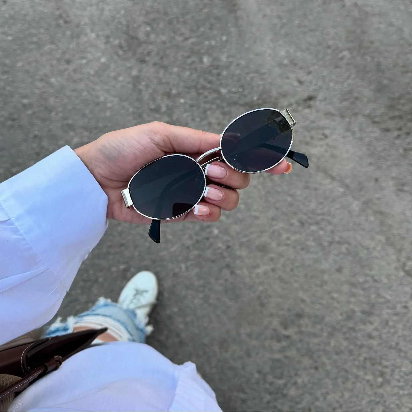 عینک سلین ترند فلزی بیضی آیتم 8246