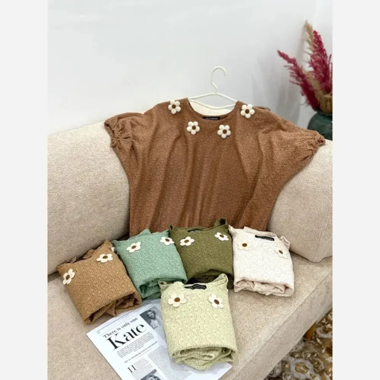 تک پوش زنانه گلدار عیدانه