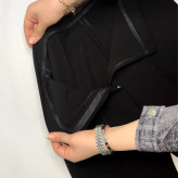 شلوار مجلسی زنانه ، مدل بگ ،کرپ ژاپن اصل ،مشکی پوشینا (پارچه فوق العاده مشکی دوخت کاملا حرفه ای و مزونی)