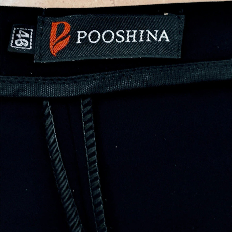 شلوار مجلسی زنانه ،راسته کلاسیک،کرپ ژاپن اصل مشکی پوشینا (پارچه فوق العاده مشکی دوخت کاملا حرفه ای و مزونی)