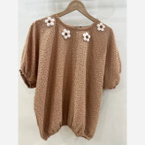 تک پوش زنانه گلدار عیدانه