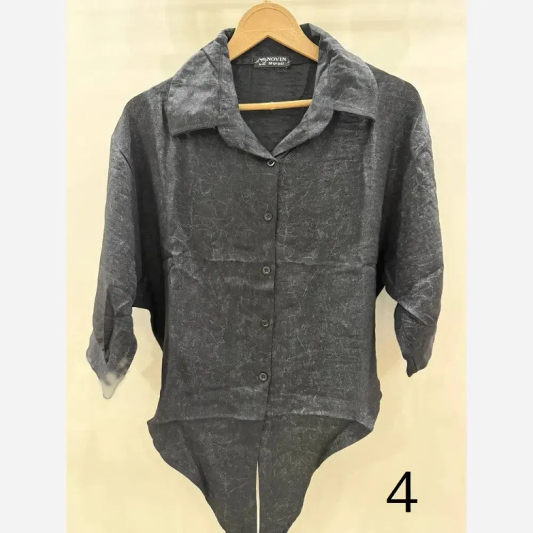 شومیز گره ای رگه دار عیدانه