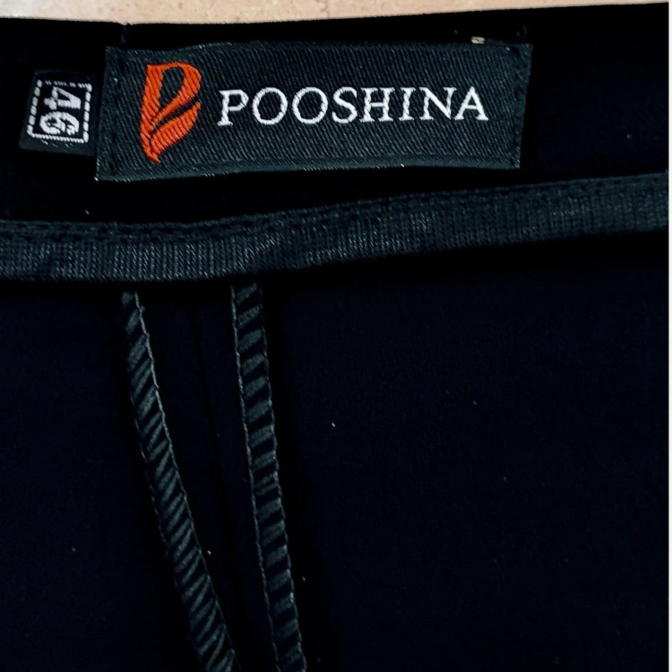 شلوار مجلسی زنانه ، مدل دمپا ،کرپ ژاپن اصل پوشینا ، مشکی (پارچه فوق العاده مشکی دوخت حرفه ای و مزونی)