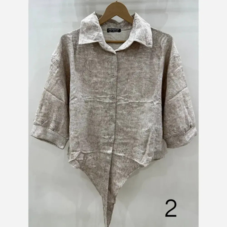 شومیز گره ای رگه دار عیدانه