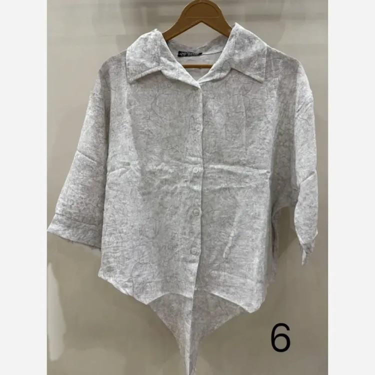 شومیز گره ای رگه دار عیدانه