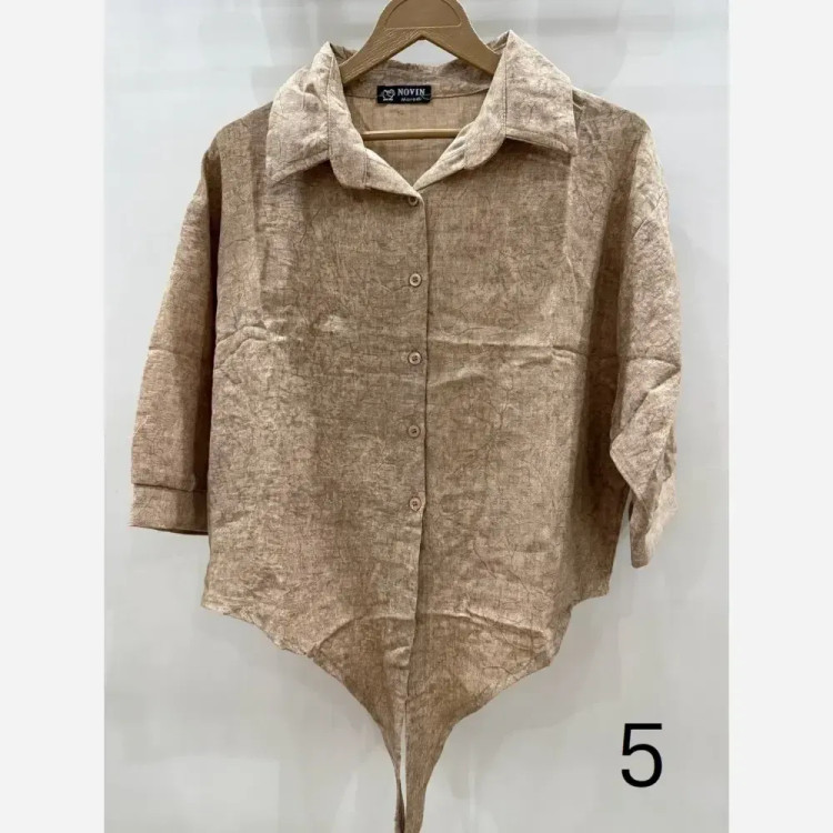 شومیز گره ای رگه دار عیدانه