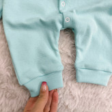 سرهمی کبریتی نوزاد Hello، جنس پنبه، دستکش دار، سایز 3 تا 9 ماه