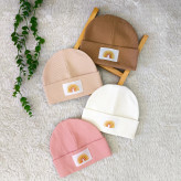 کلاه نوزادی طرح رنگین کمان | جنس کبریتی | مناسب 3 ماه تا 2 سال