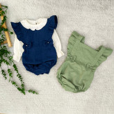 بادی و بلوز مجلسی دخترانه | لباس نوزادی شیک | مناسب 3 تا 18 ماه