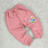 بلوز شلوار دخترانه طرح گل پاریس جنس پنبه نرم و لطیف مناسب 2 تا 4 سال