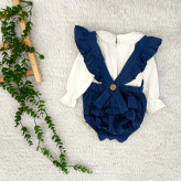 بادی و بلوز مجلسی دخترانه | لباس نوزادی شیک | مناسب 3 تا 18 ماه