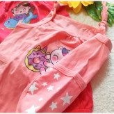 رامپر بندی نوزادی سرهمی بچگانه دخترانه دوجیب