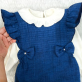 بادی و بلوز مجلسی دخترانه | لباس نوزادی شیک | مناسب 3 تا 18 ماه