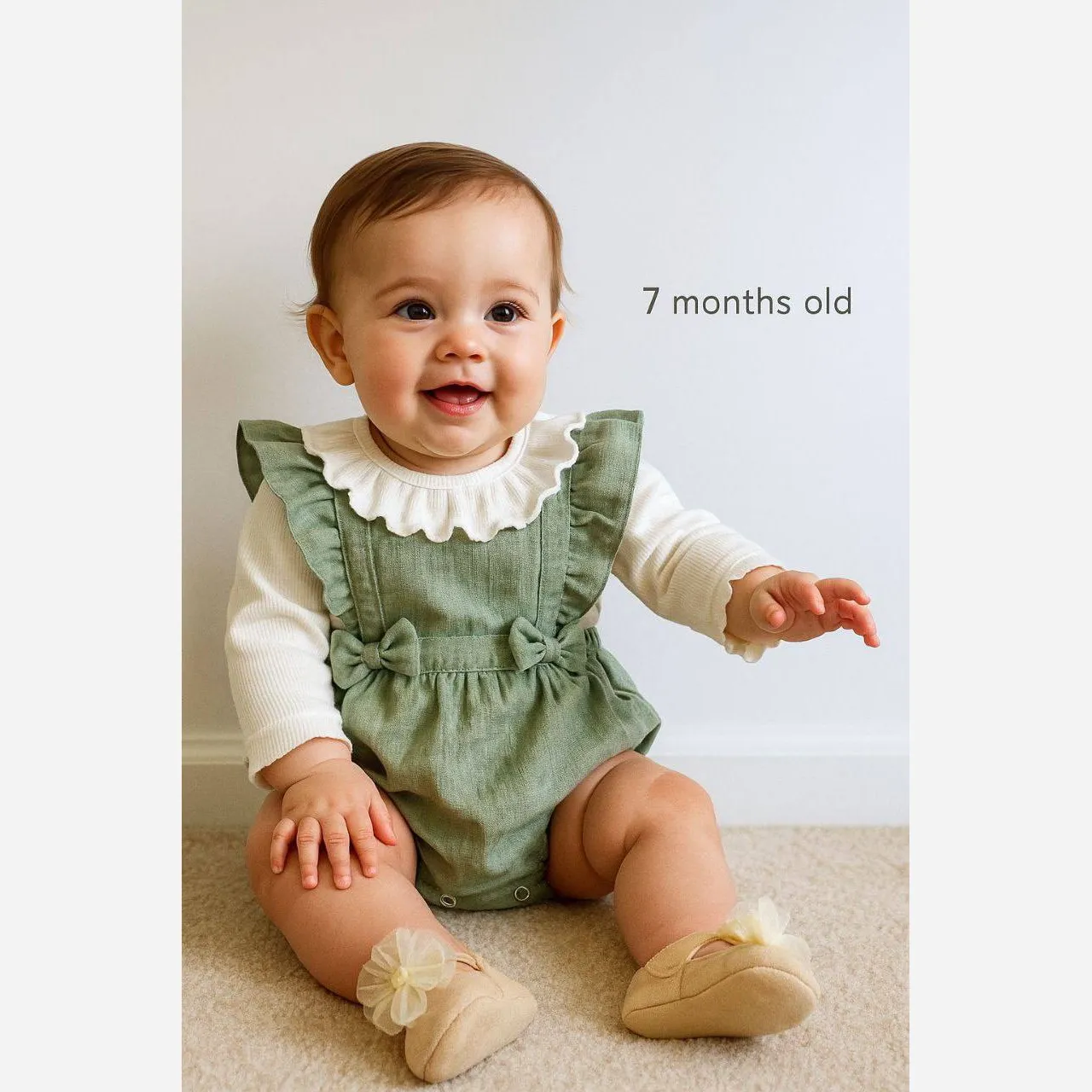 بادی و بلوز مجلسی دخترانه | لباس نوزادی شیک | مناسب 3 تا 18 ماه